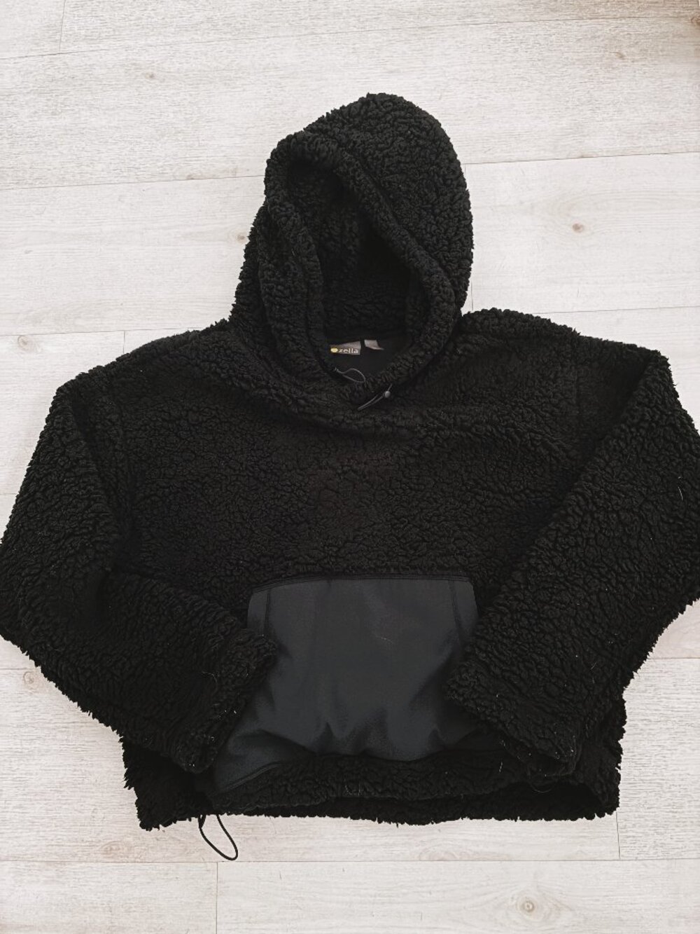 Zella Cassie Faux Fur Sherpa Hoodie Size Medium
